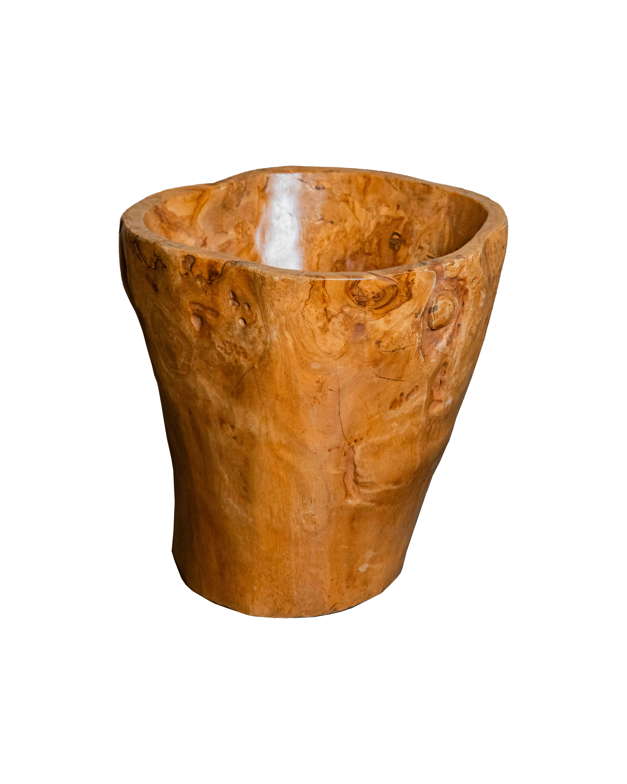 Teak Root Rustic Cone Vase