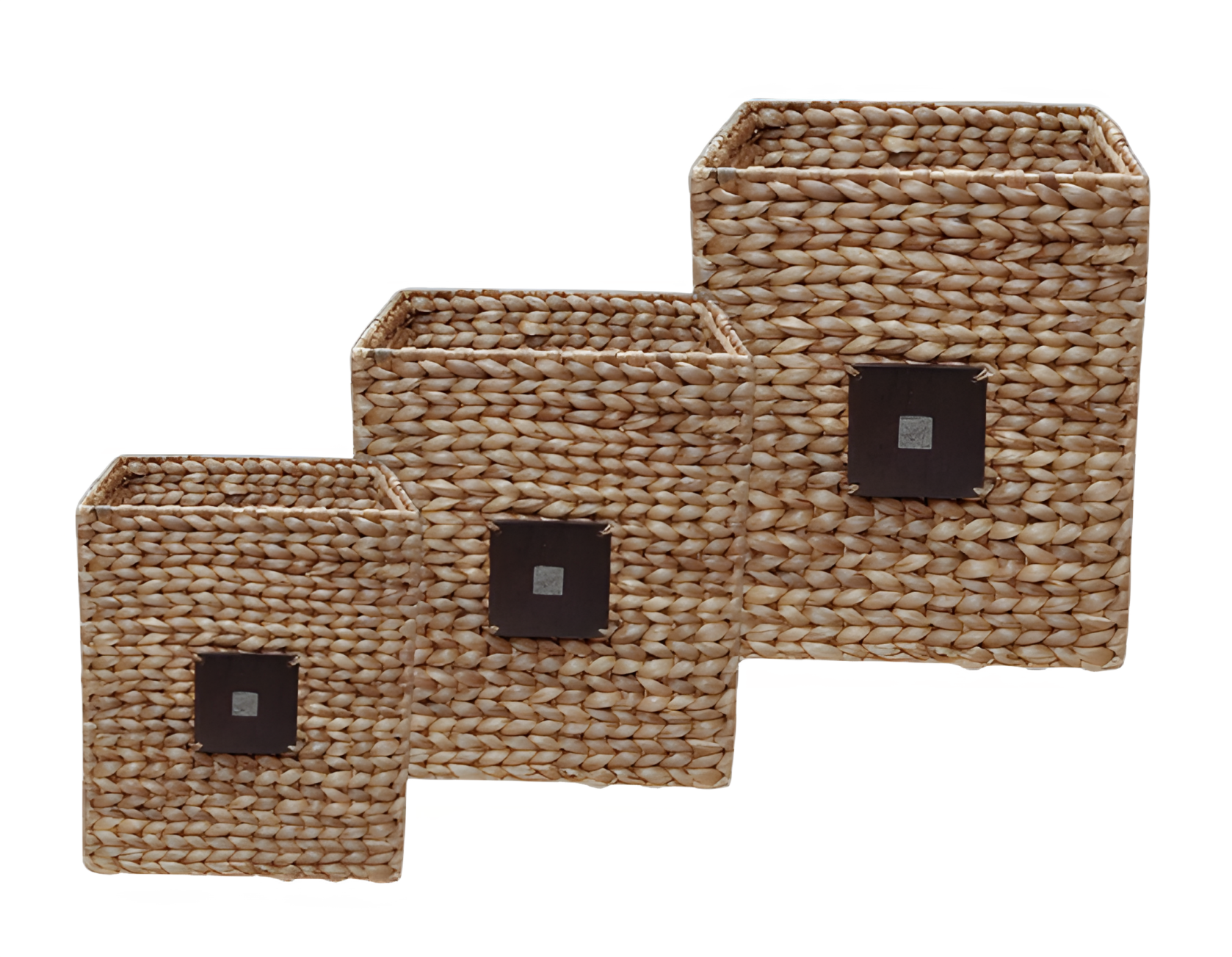 Water Hyacinth Round Basket (Set of 3)