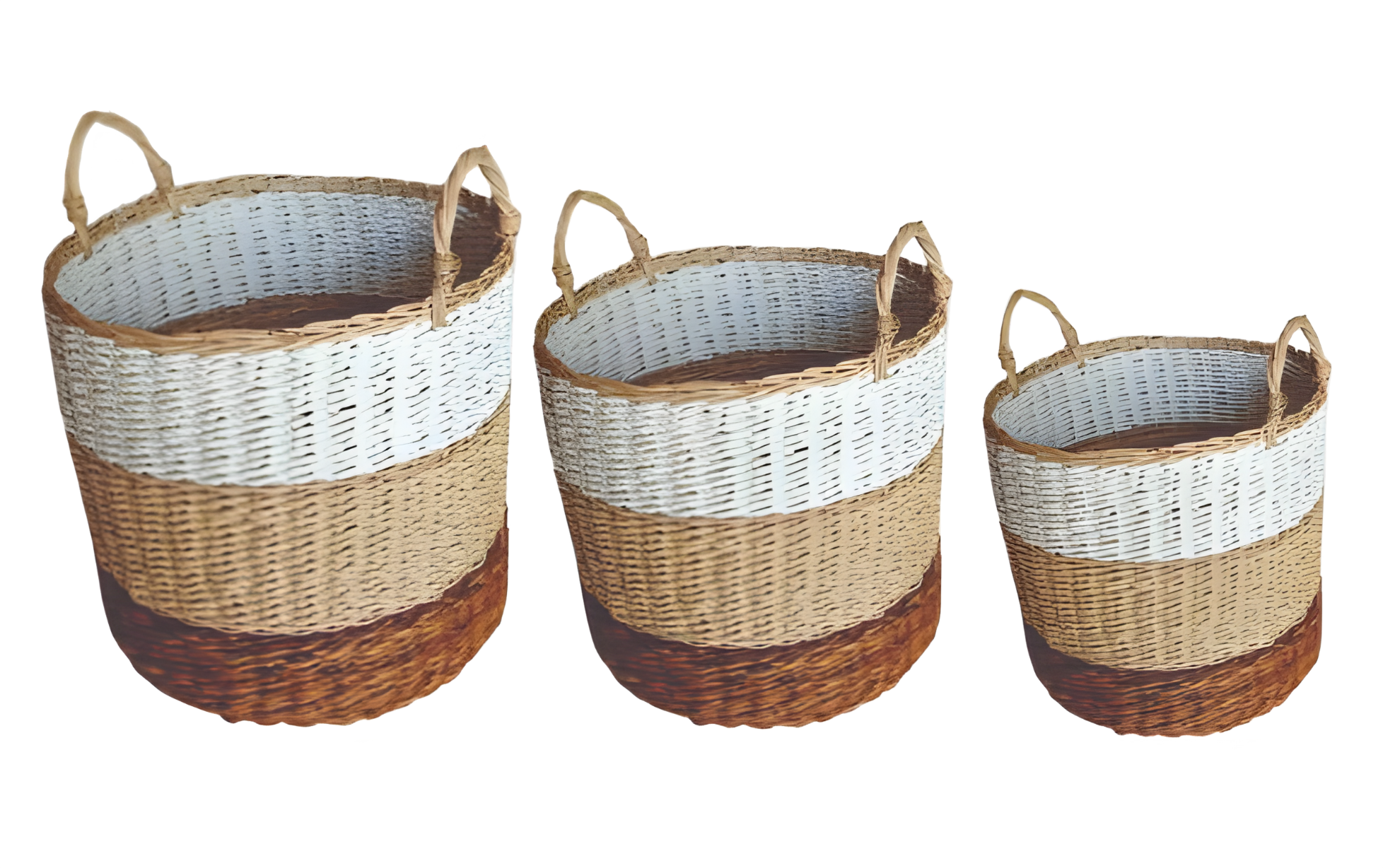 Banana Bark Round Basket (Set of 3)