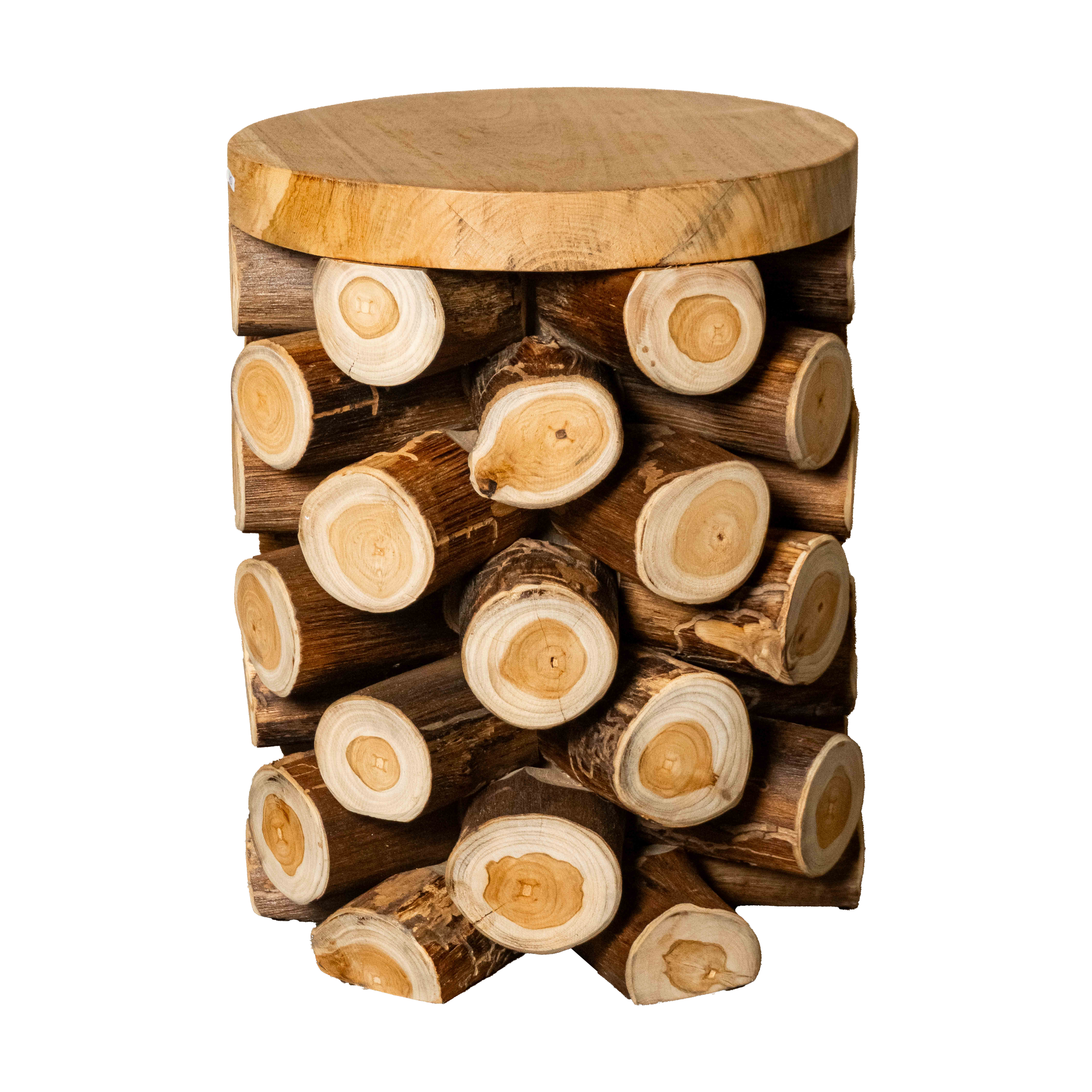 Teak Branch Stool